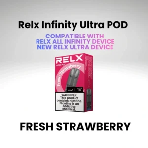 RELX Infinity Ultra Fresh Strawberry pod 3 percent nicotine