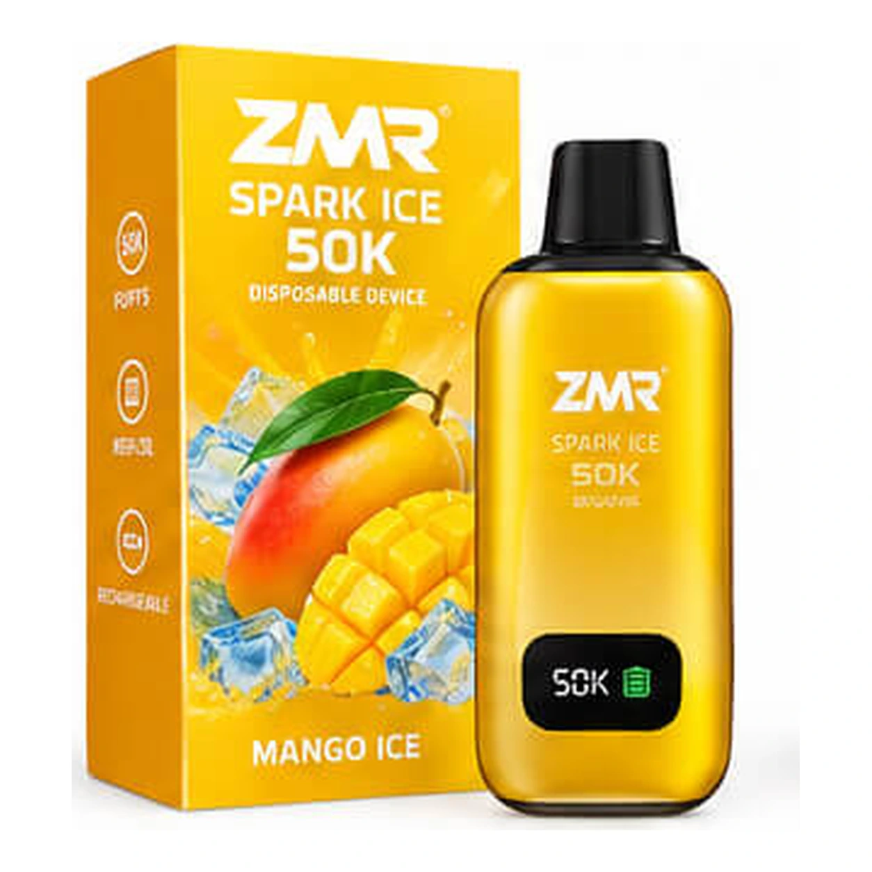 ZMR Spark Mango Ice 50000 puffs disposable vape