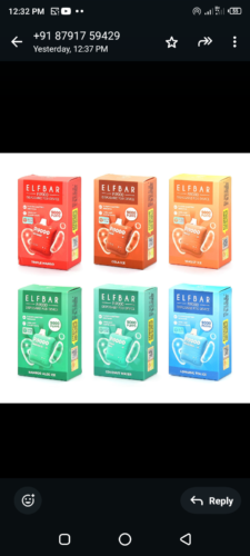 ELF BAR Pi9000 Disposable Vape - Raspberry Passion Fruit Orange (50mg) (9000 Puffs) photo review