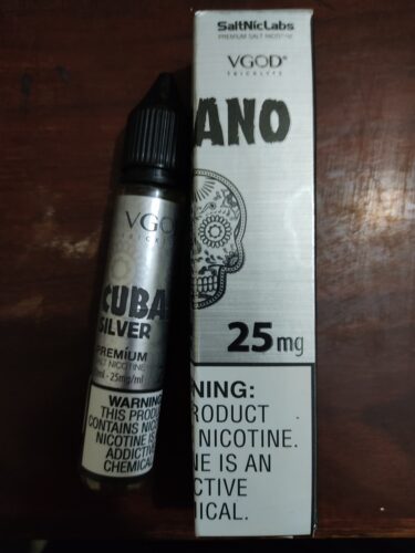 VGOD SaltNic - Cubano Silver 30ml ( 25 , 50 mg) photo review