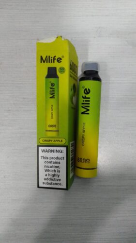 Mlife Disposable Vape - Crispy Apple 50mg 6000 Puffs photo review