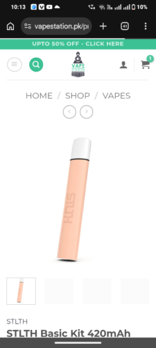 STLTH Basic Kit 420mAh photo review
